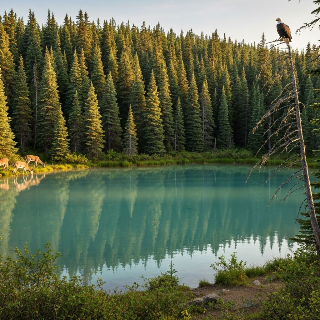 A beautifully maintained residential property with lush green landscaping